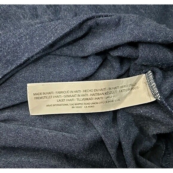 Ariat Rebar T-Shirt Pocket 105037, Men's Sz XL, Blue - Picture 8 of 9